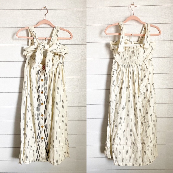 Free People Caldasi Tie Front Midi Dress - Picture 2 of 3